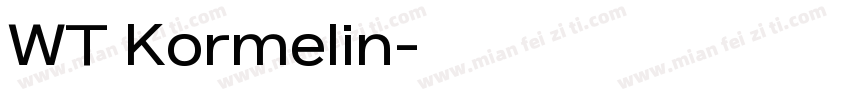 WT Kormelin字体转换